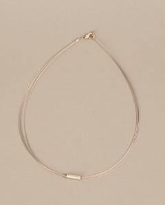 Verkaufe Halsband / Kette aus Stahldraht: Grossbild